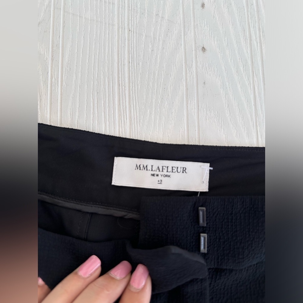 M.M. LaFleur Ficchi Culotte Wide Leg Pants Black Size +3‎ - Picture 7 of 9